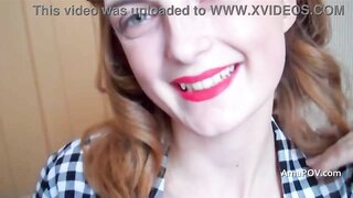 Amateur Redhead Nude Blowjob Video | British Redhead Ginger Handjob POV | Real Sex Pass Homemade Redhead BJ